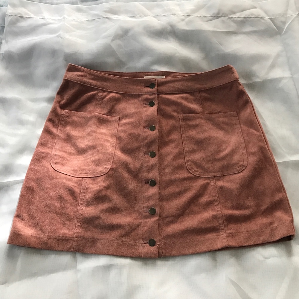 Dusty Rose Gold Skirt